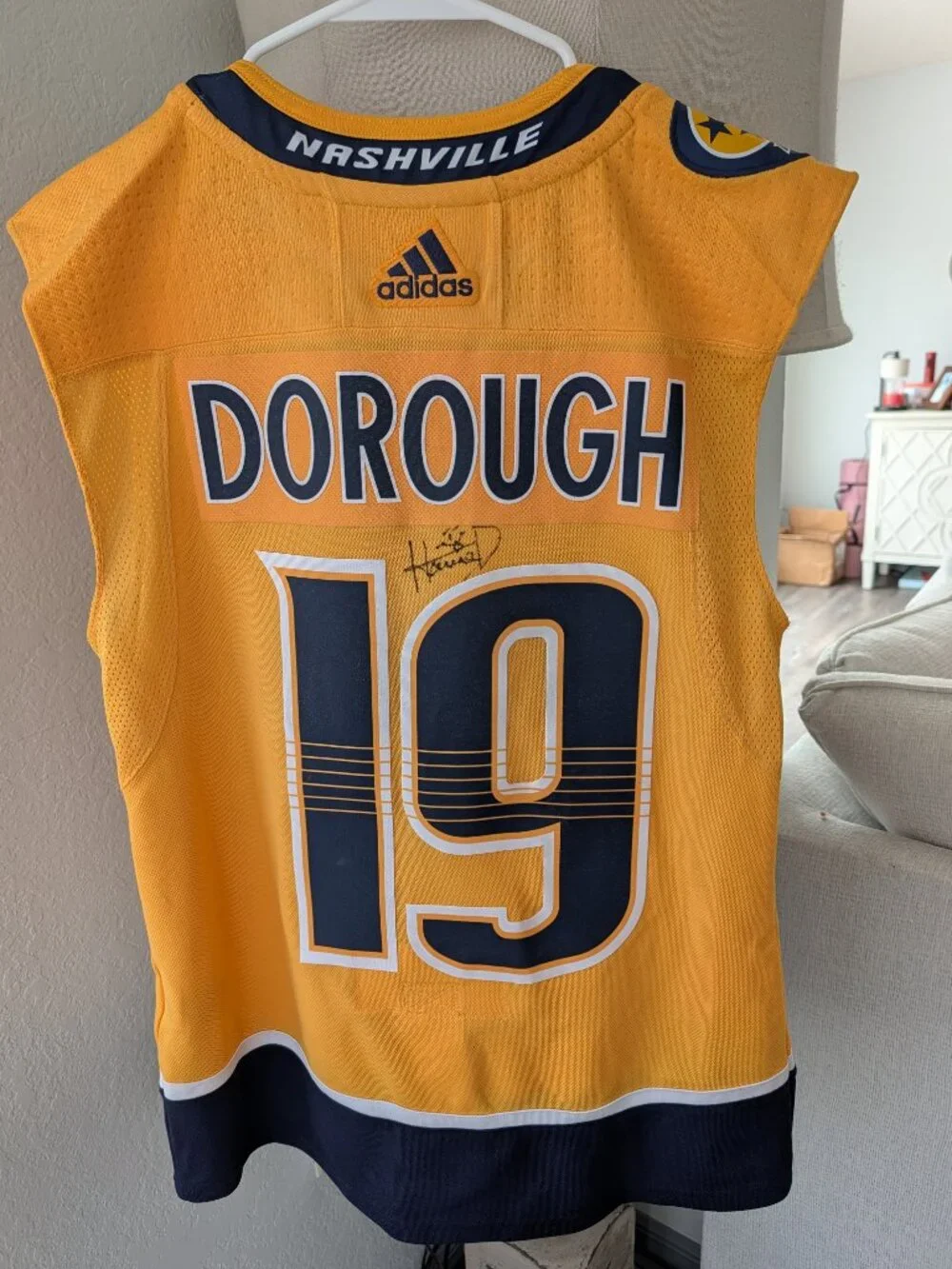 Backstreet Boys Howie Dorough Signed Predators Hockey Jersey